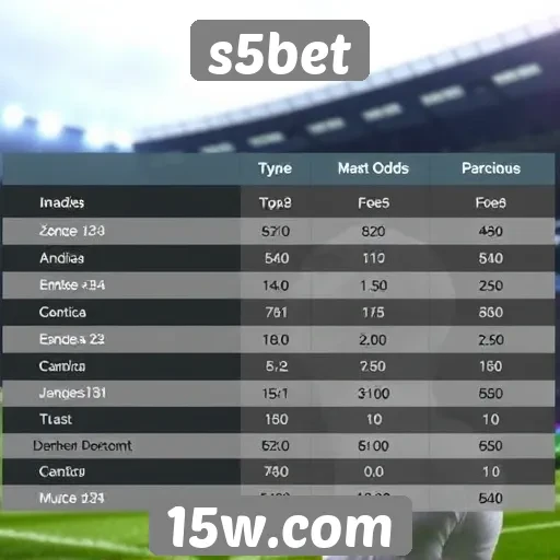 Comparativo de odds na s5bet e concorrentes